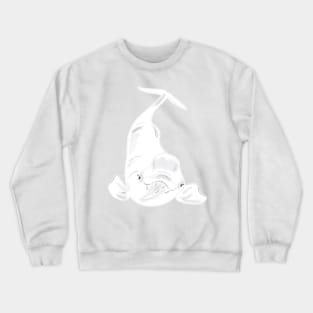 Beluga Whale - Cartoon Crewneck Sweatshirt